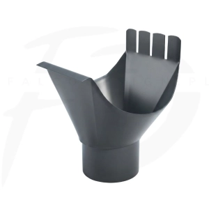 Lej spustowy sztucer stal Inguri 125/87 kolor grafitowy ciemny RAL 7016